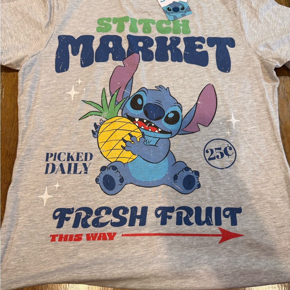 Disney Gray Stitch  T-Shirt